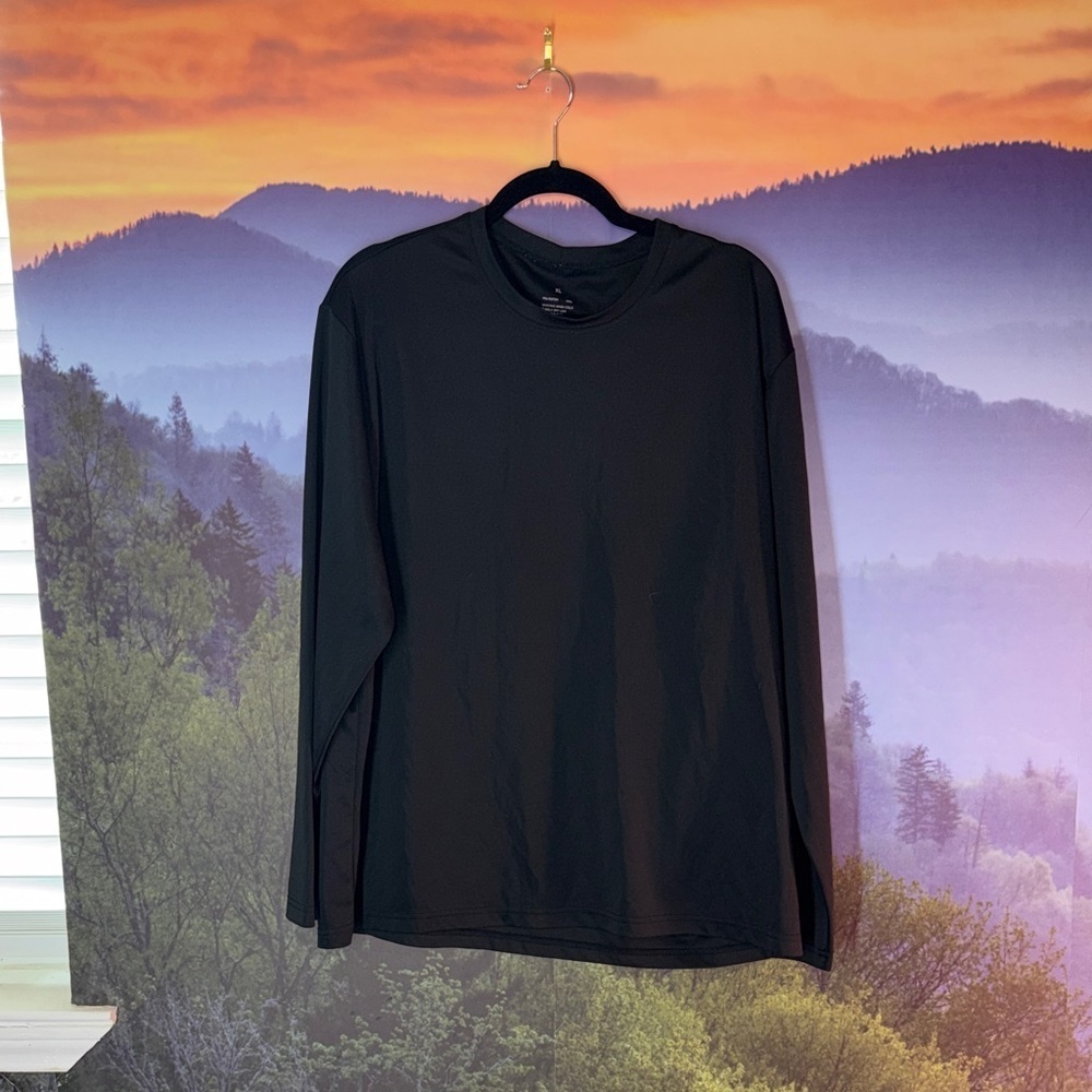 Men's Black Long Sleeve Shirt